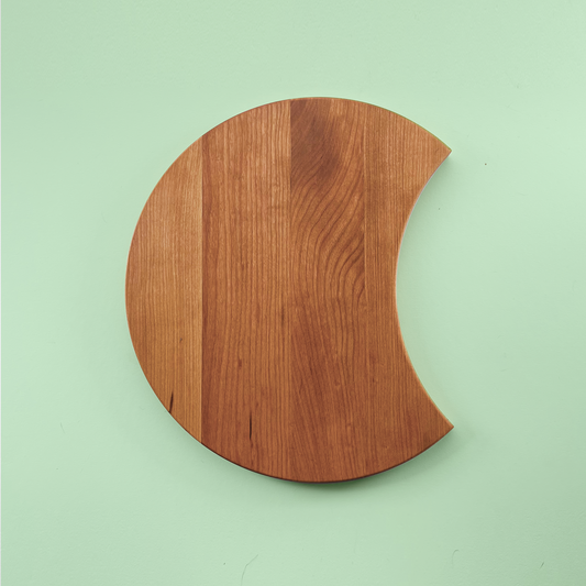 Crescent Moon Board in Cherry